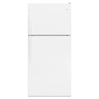 18 cu. ft., 30-Inch Top-Freezer Refrigerator with Factory-Installed Icemaker - 18 cu. ft.