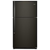Whirlpool Top Mount Refrigerators 33" Wide 21 Cu. Ft. Top Freezer Refrigerator