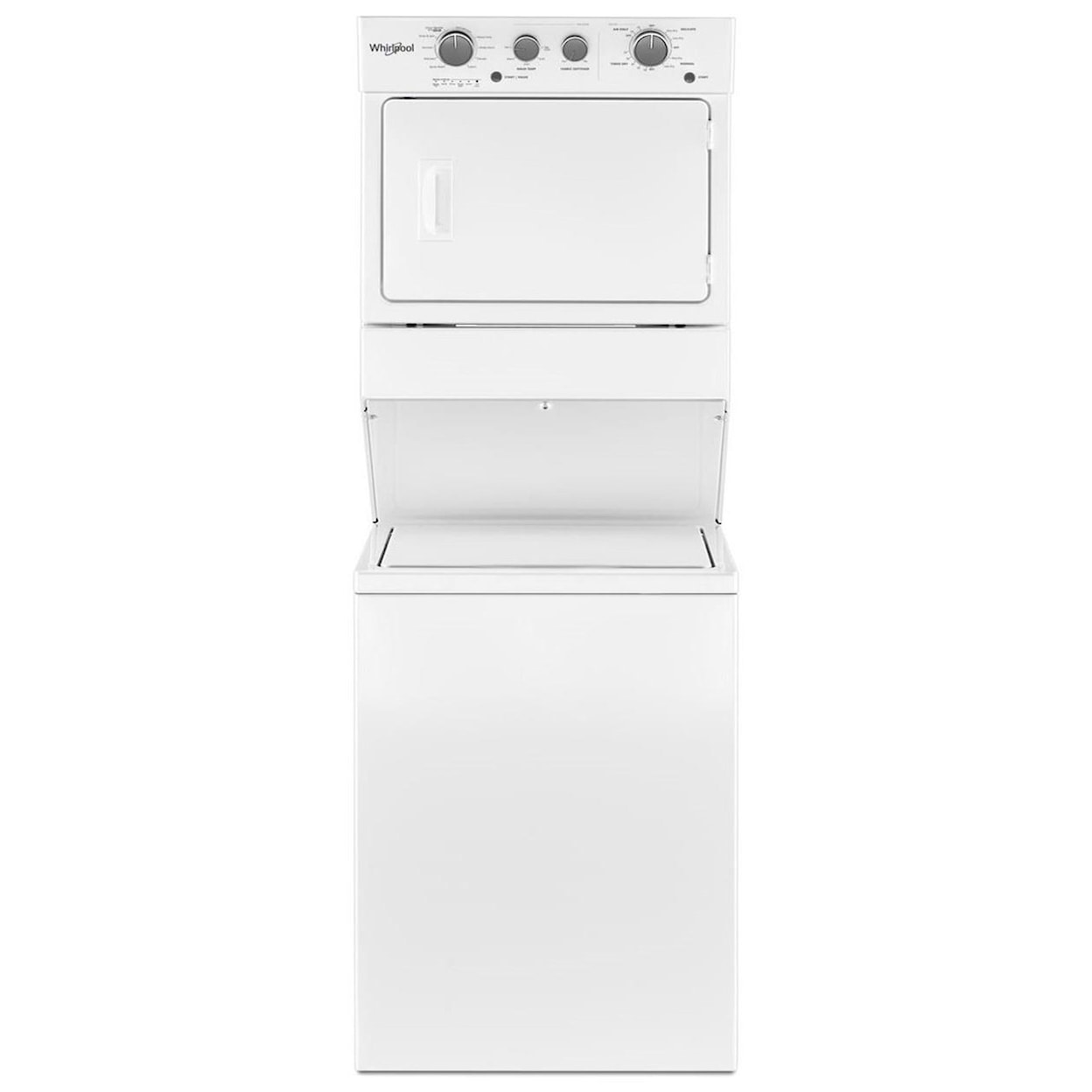 Whirlpool Washer and Dryer Sets 3.5 Cu. Ft. Electric Stacked Laundry Unit