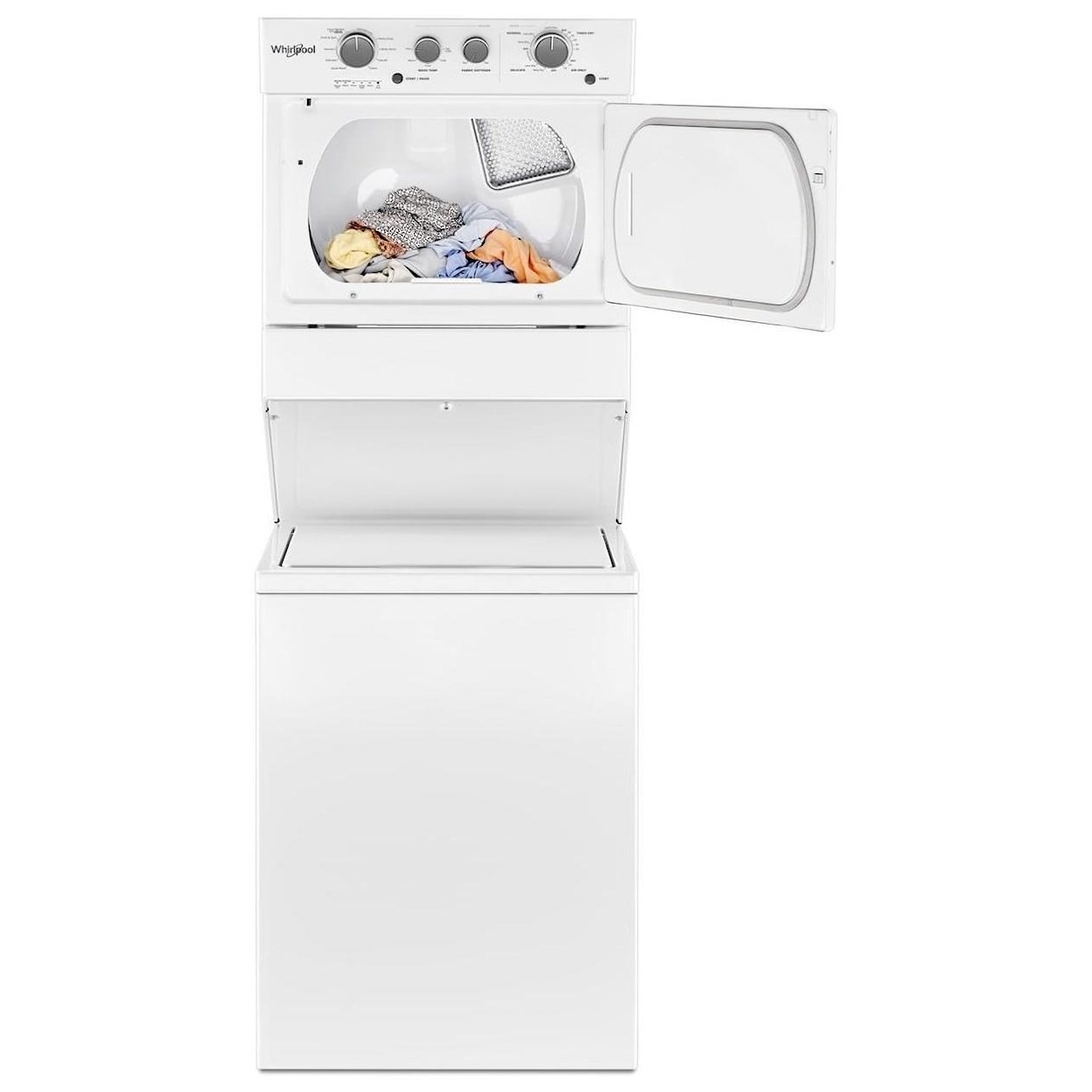 Whirlpool Washer and Dryer Sets 5.9 cu. ft. Top Load Stackable Washer Dryer