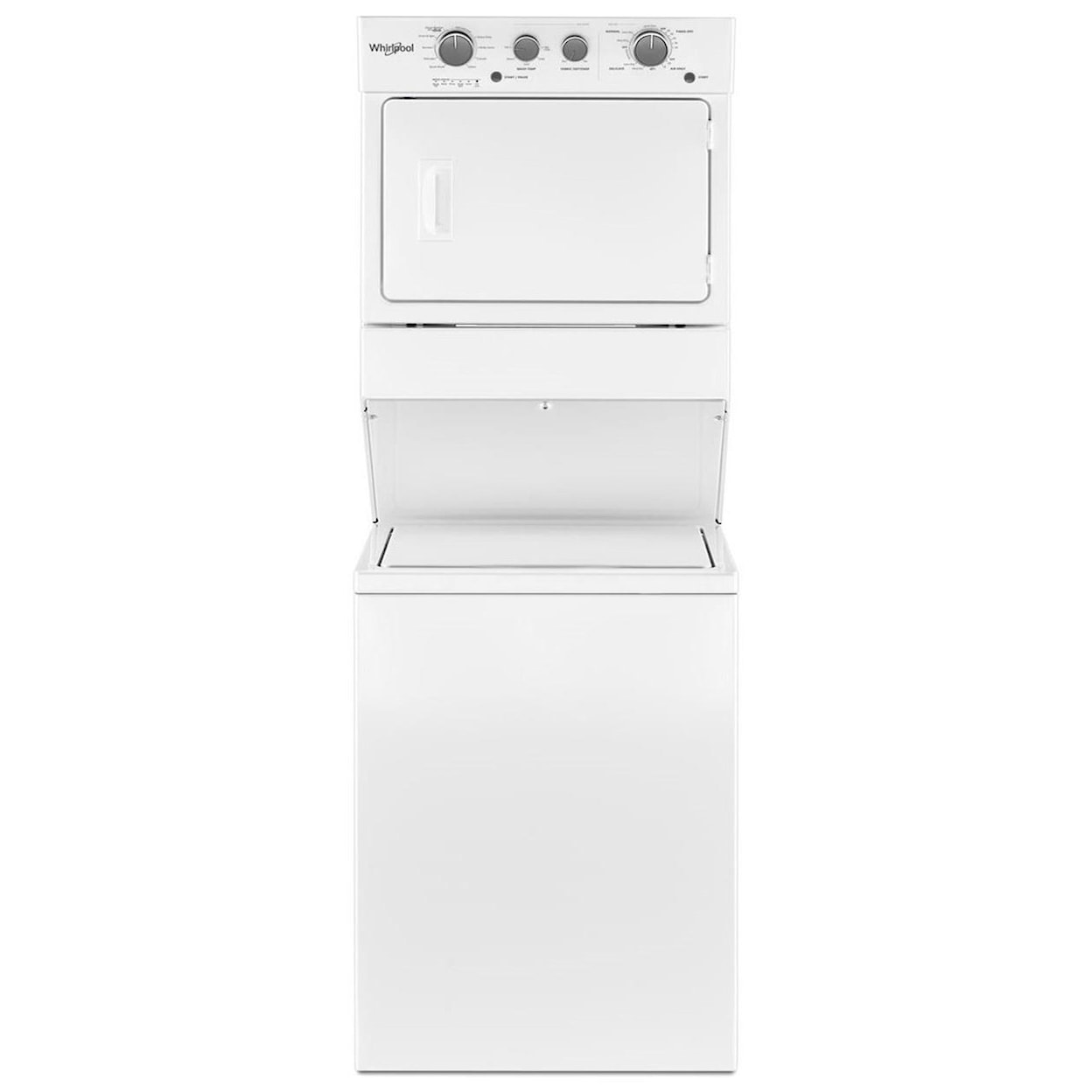 Whirlpool Washer and Dryer Sets 3.5 cu.ft Gas Stacked Laundry Center