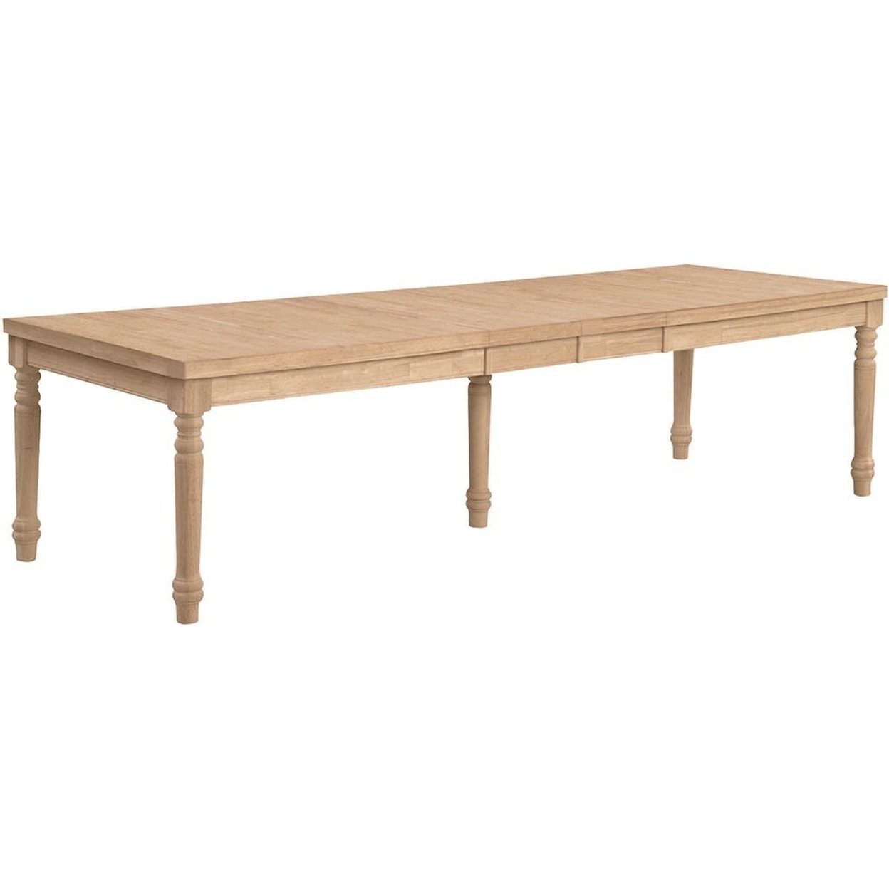 Whitewood Dining Room Pieces Large Extension Table