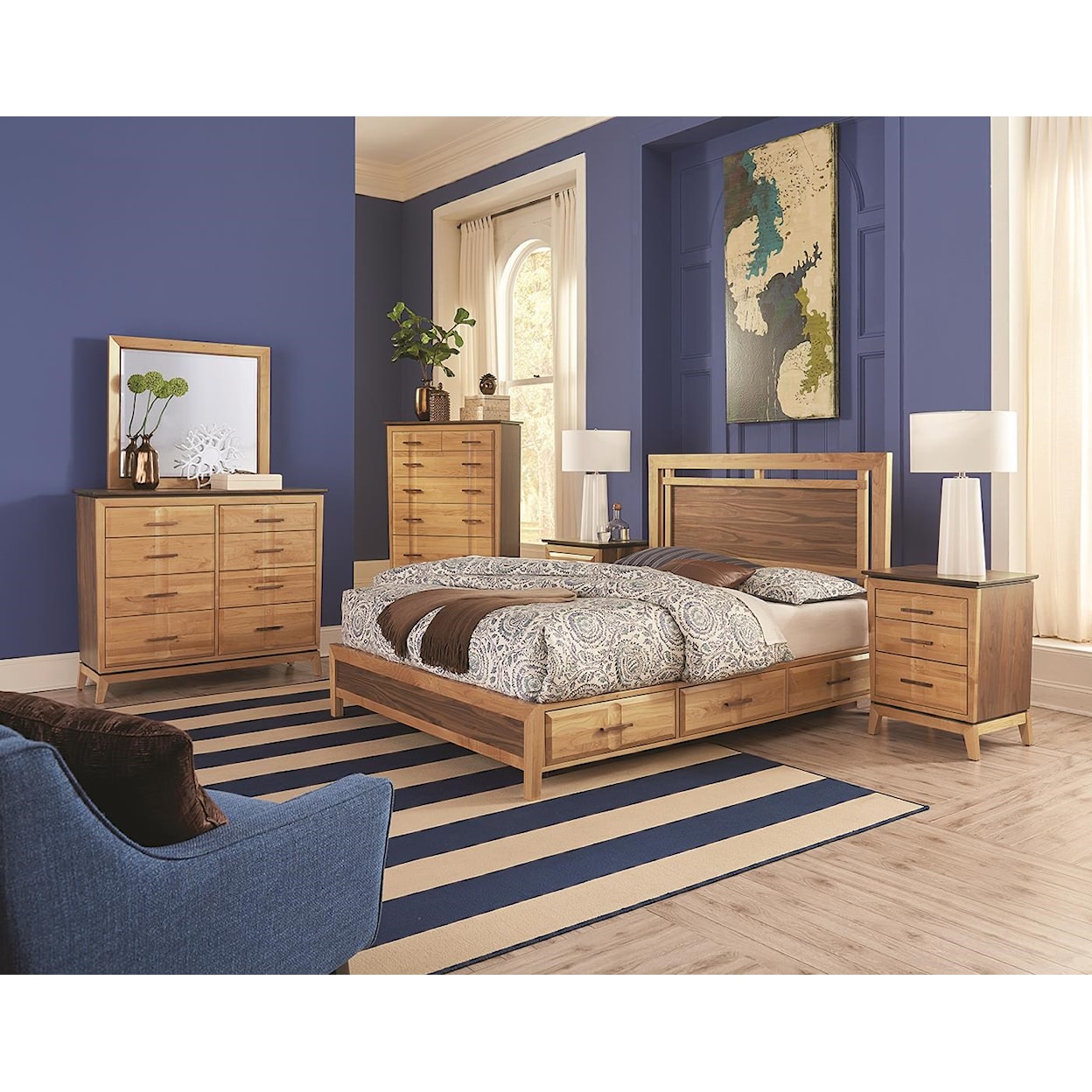 Whittier Wood    King Platform Bedroom