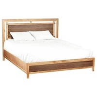 King Panel Platform Bed