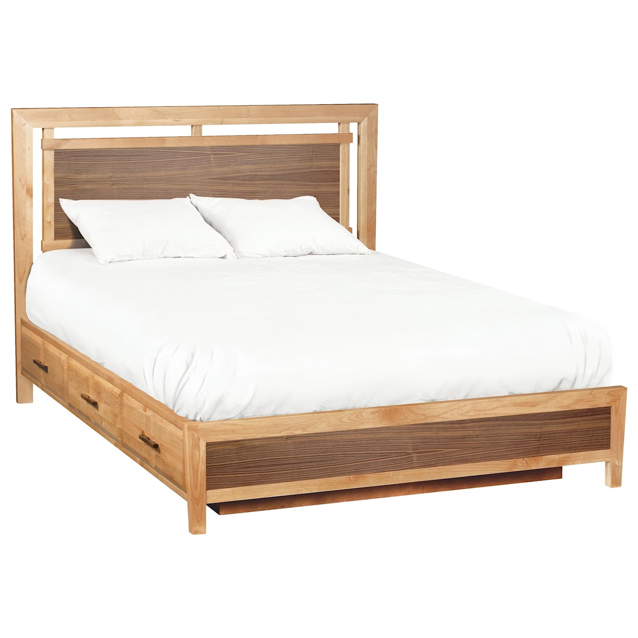 Whittier Wood Addison Queen Panel Storage Bed