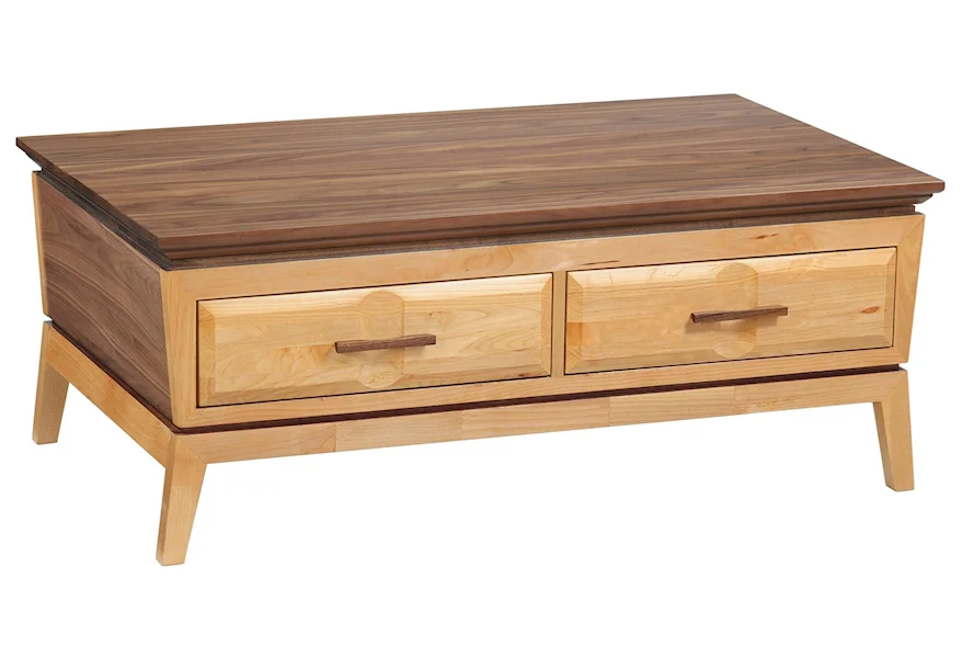 Addison Lift-Top Cocktail Table by Whittier Wood at Crowley Furniture & Mattress