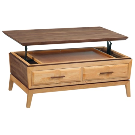 Lift-Top Cocktail Table