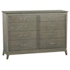 Whittier Wood Ellison. 8-Drawer Dresser