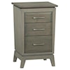 Whittier Wood Ellison. Small 3-Drawer Nightstand