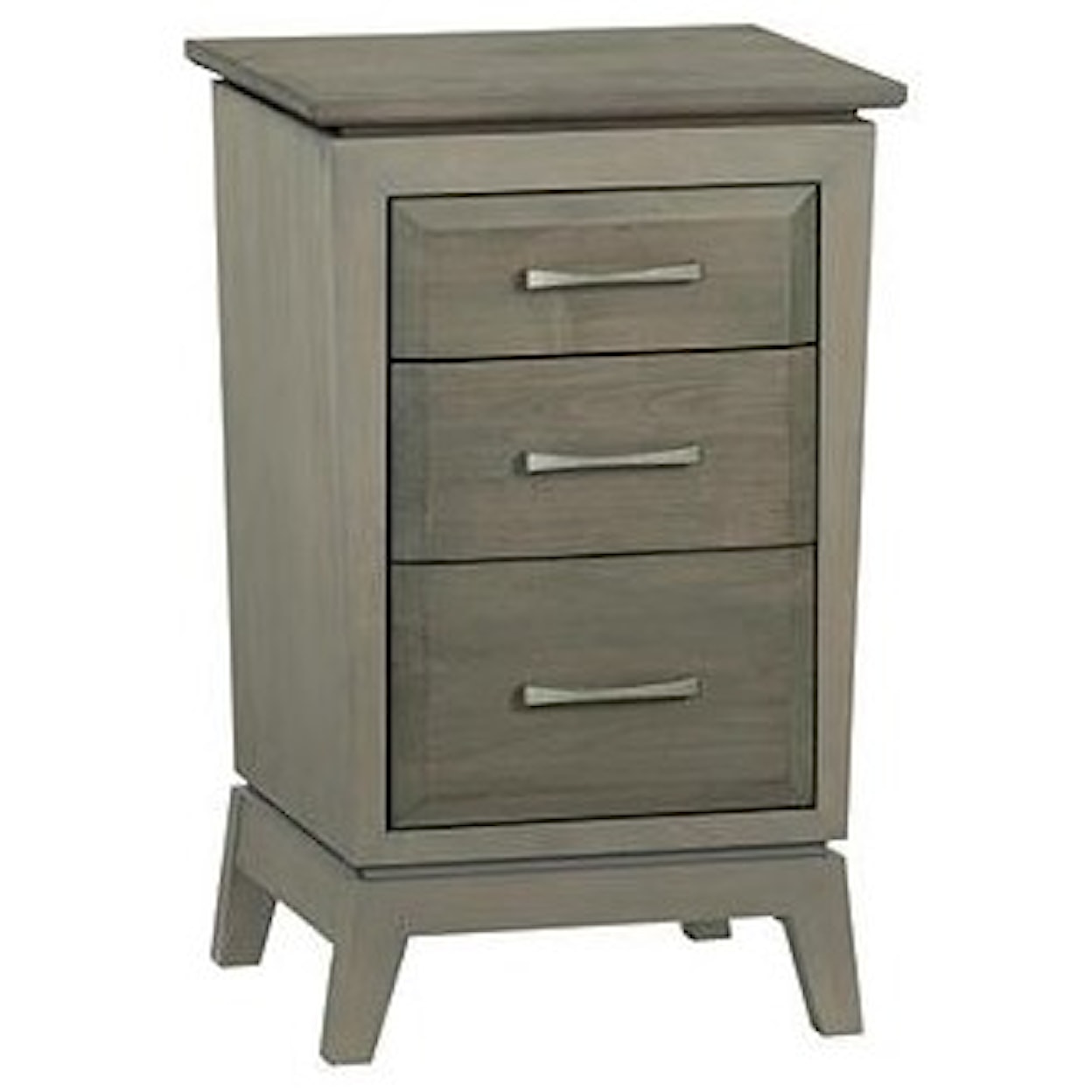 Whittier Wood Ellison. Small 3-Drawer Nightstand