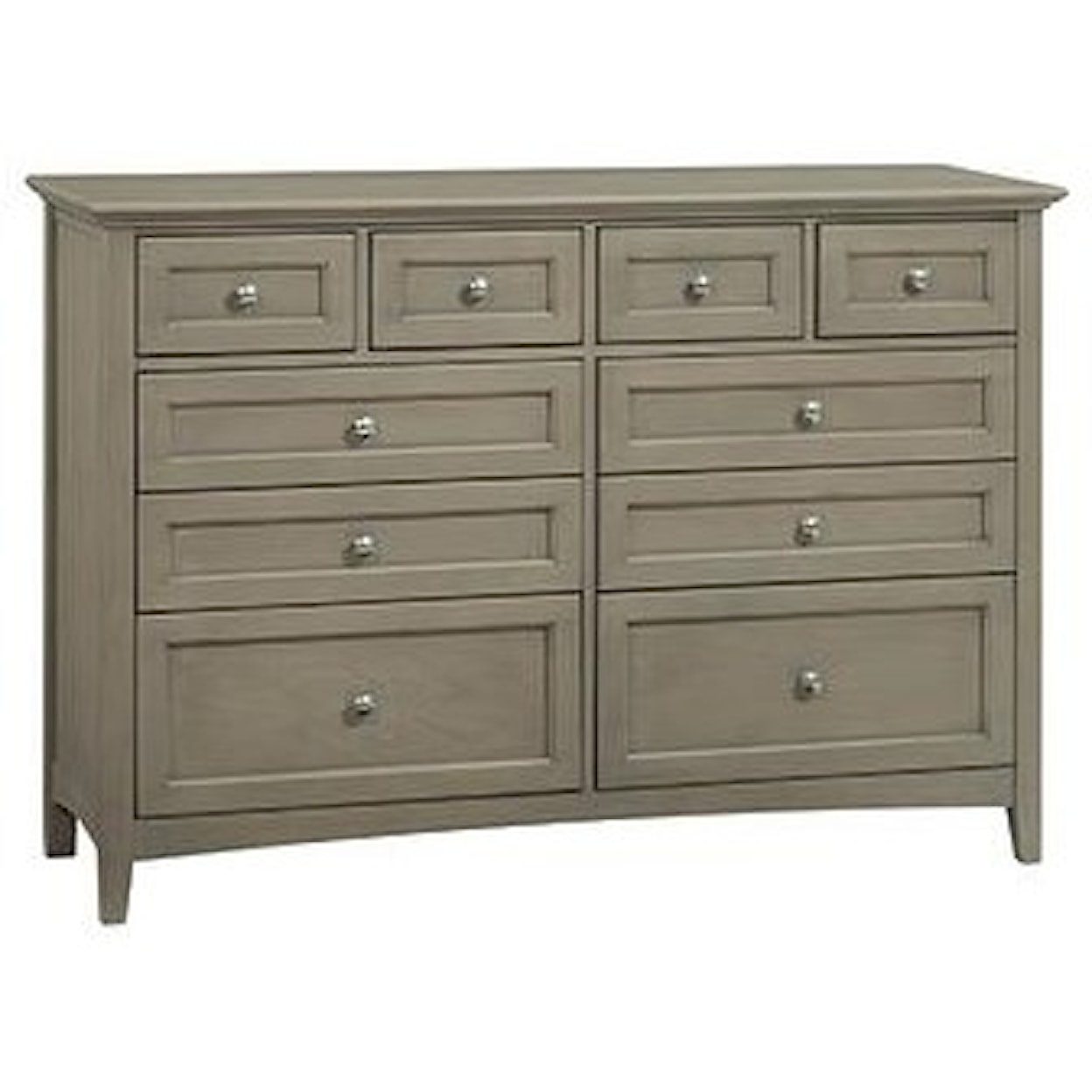 Whittier Wood   10 Drwr Dresser