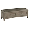 Whittier Wood McKenzie Cafe  2 Drawer Bench