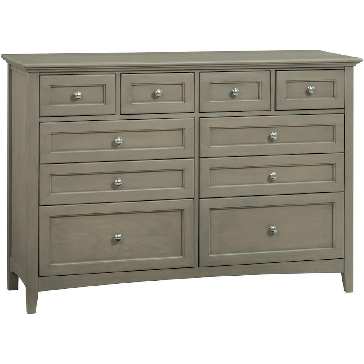 Whittier Wood McKenzie Cafe  10 Drawer Dresser