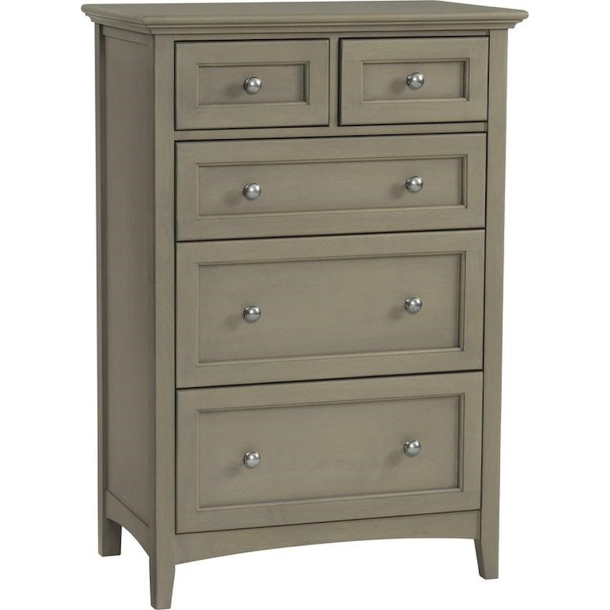 Whittier Wood McKenzie Cafe  5 Drawer Chest