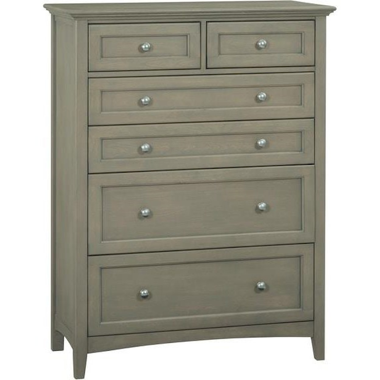 Whittier Wood McKenzie Cafe  6 Drawer Dresser