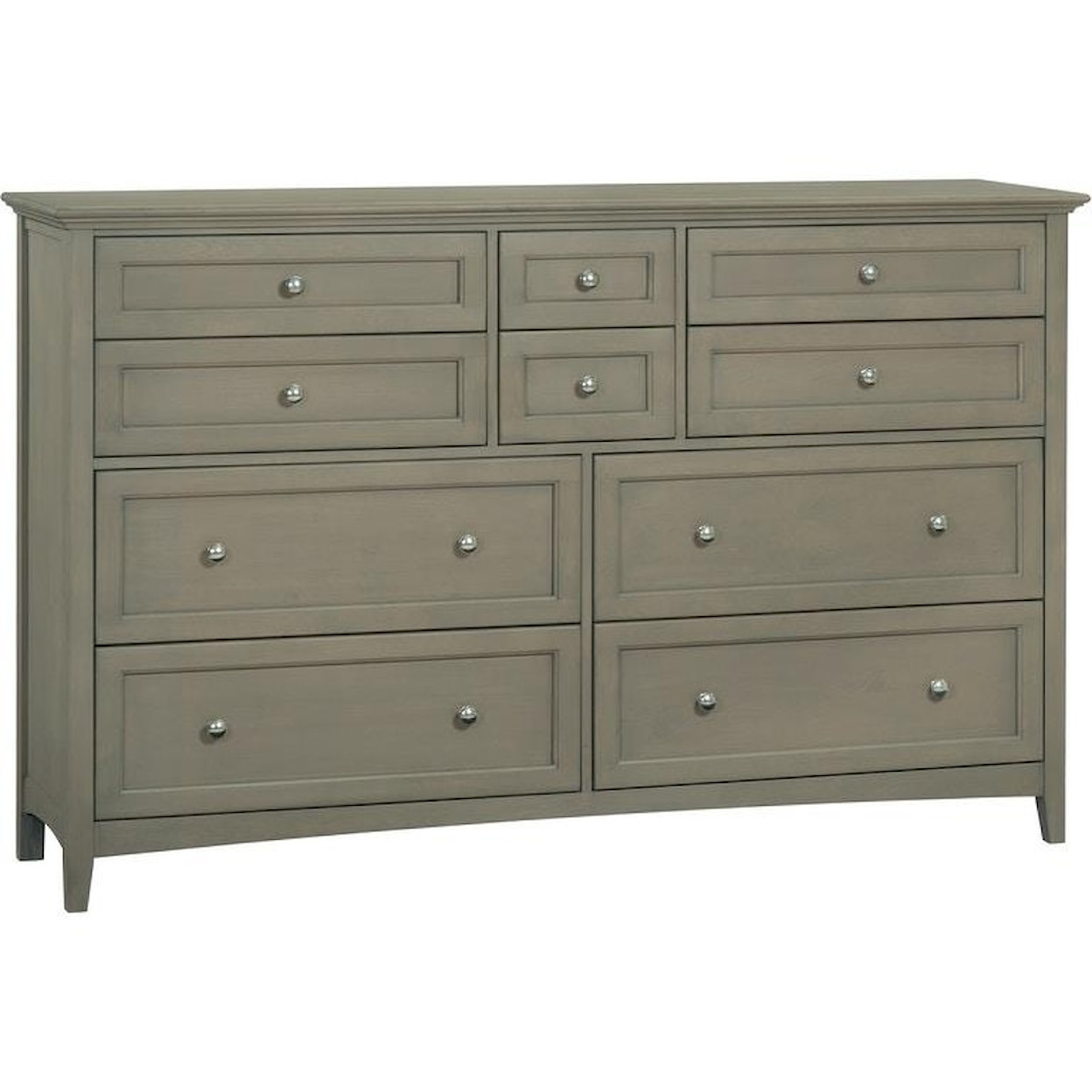 Whittier Wood McKenzie Cafe  10 Drawer Dresser