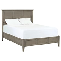 King Platform Bed with Headboard