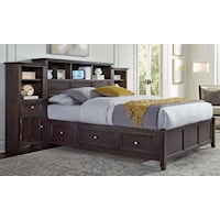 King Bookcase Pier Bed