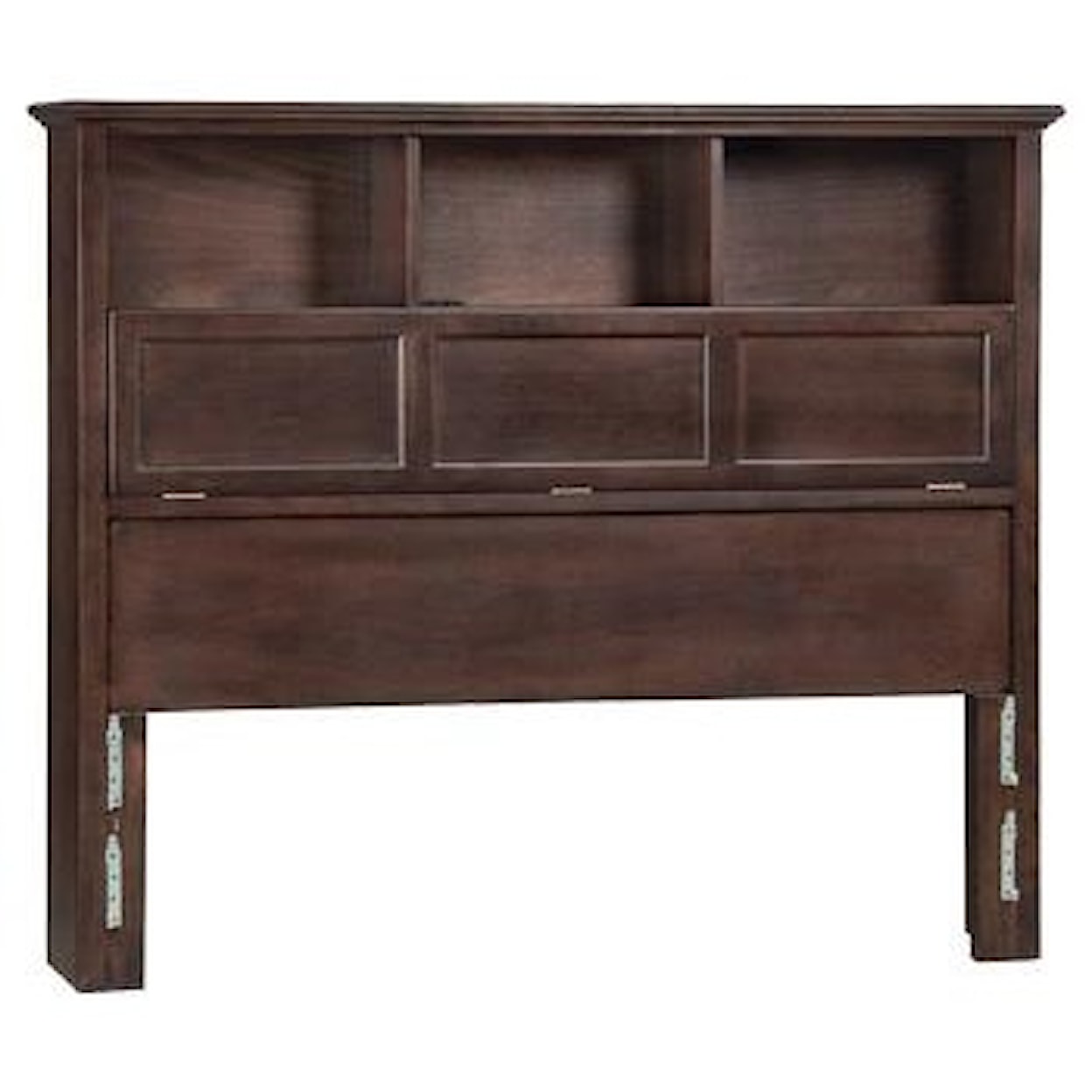 Whittier Wood McKenzie. Bookcase Queen Headboard