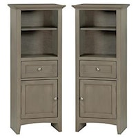 Bookcase Piers 2-Pack