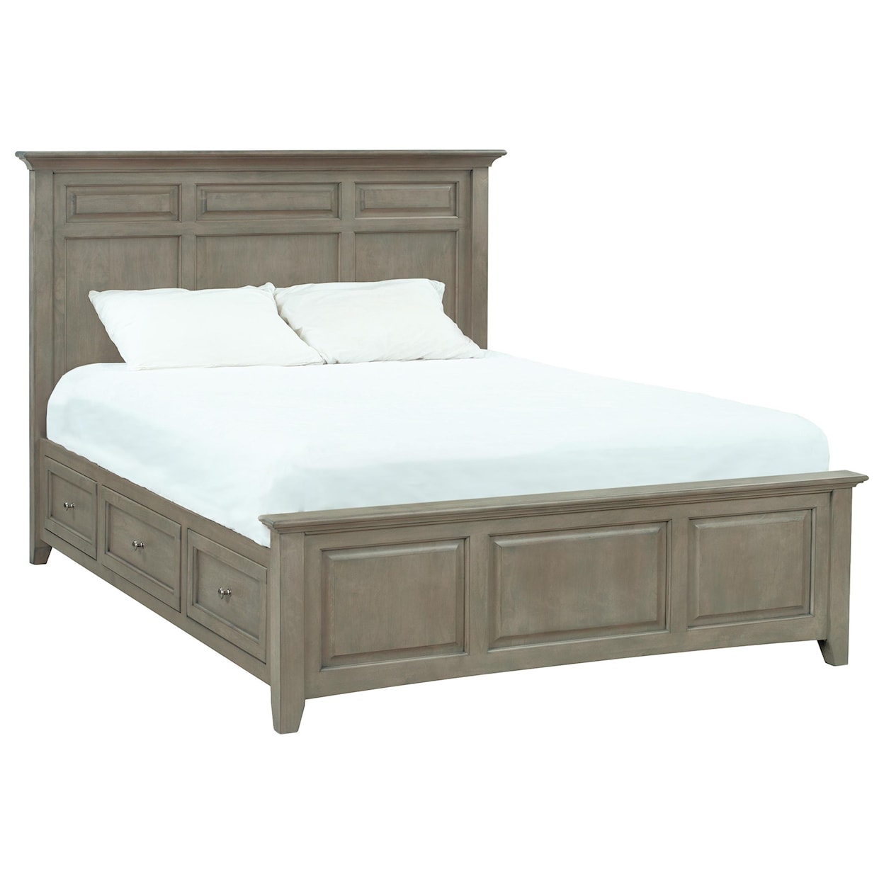 Whittier Wood McKenzie. King Mantel Storage Bed