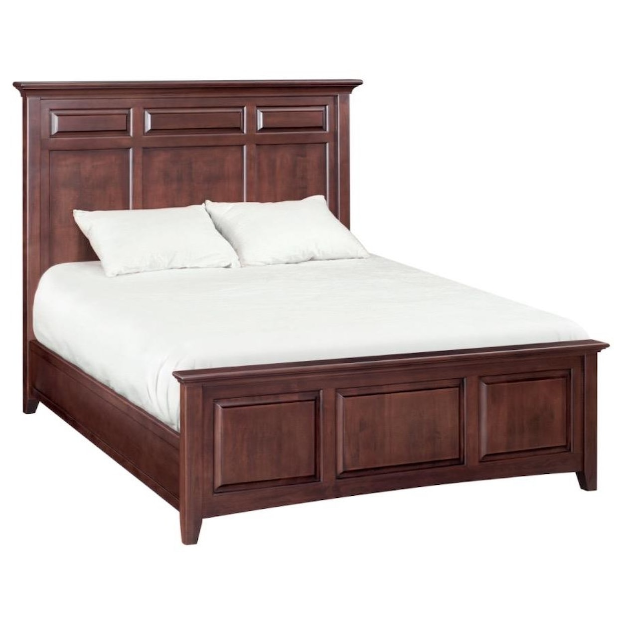 Whittier Wood McKenzie Cafe  Queen Mantel Bed