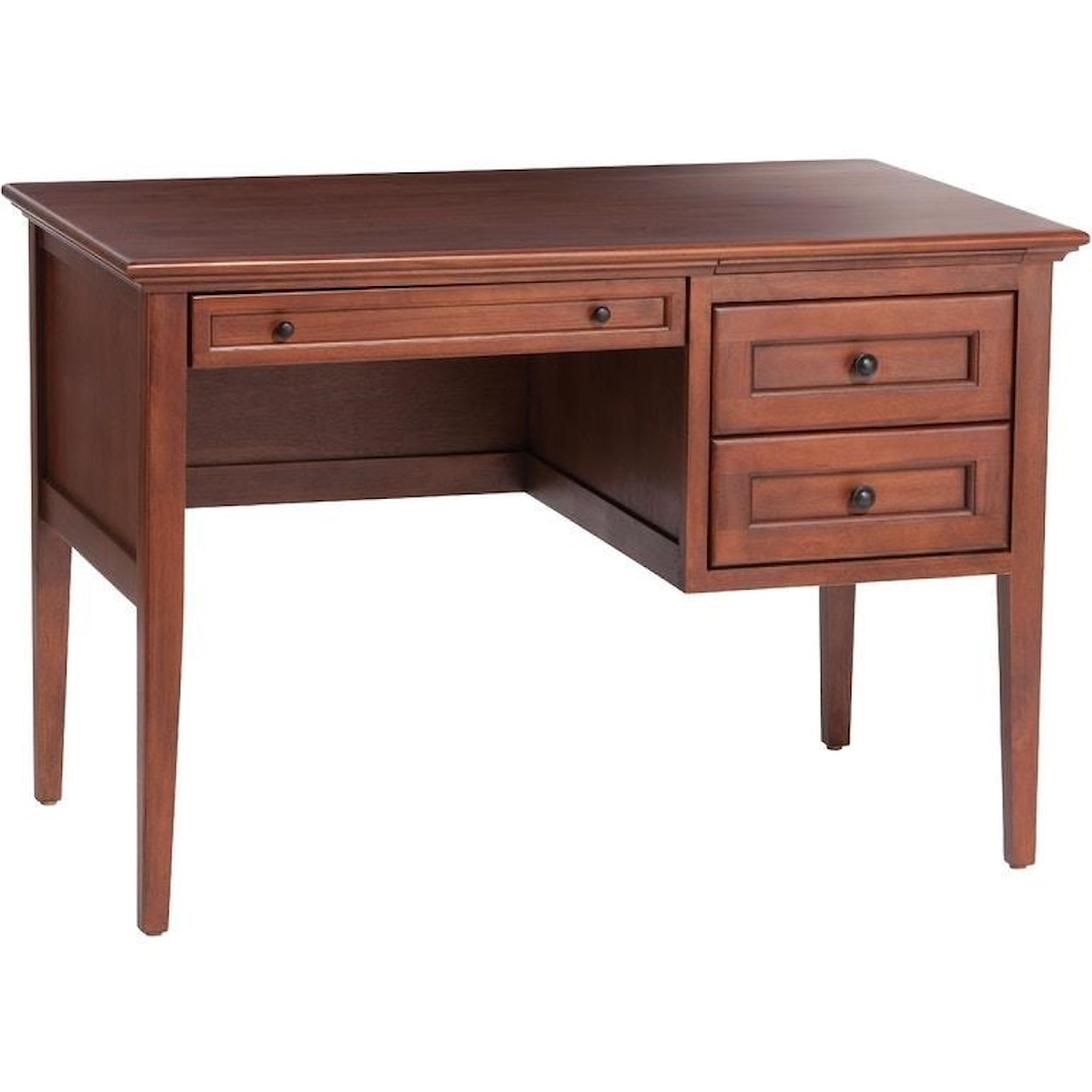 Whittier Wood McKenzie Glazed Cherry 3-Drawer Desk