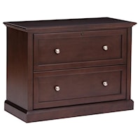 2 Drawer Lateral File Cabinet with Lock