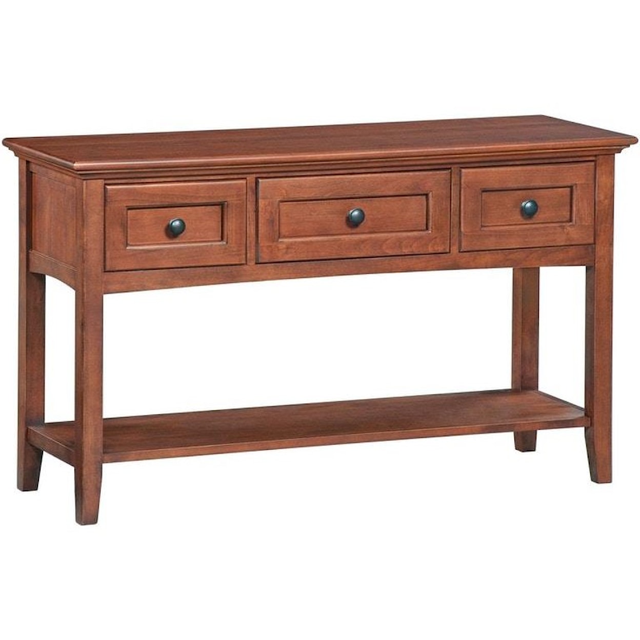 Whittier Wood McKenzie Glazed Cherry Rectangular Sofa Table