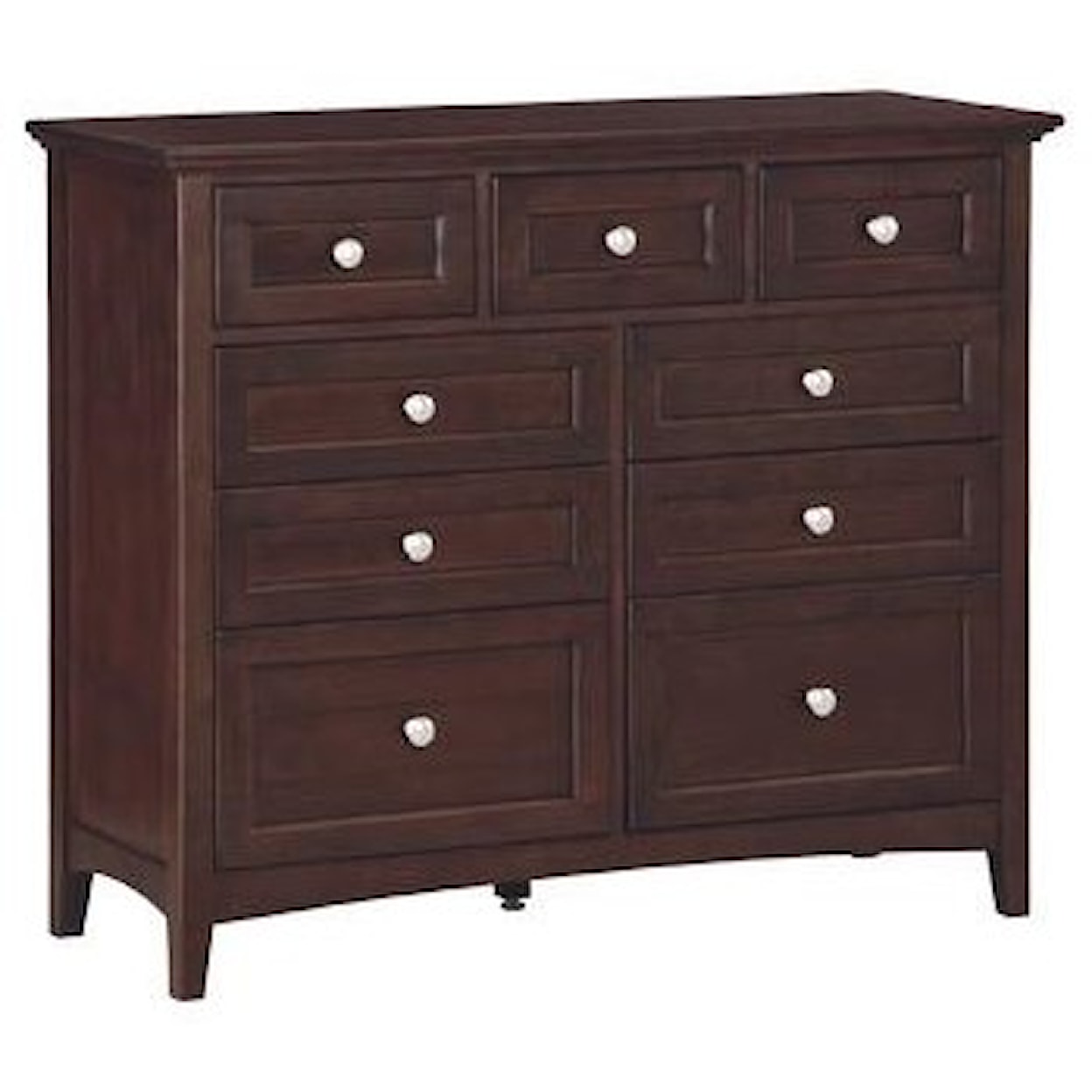 Whittier Wood    9 Drawer Dresser