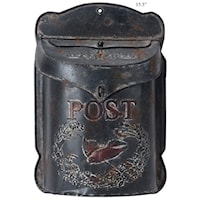 Vintage 'Post' Hanging Mailbox - 15.5"