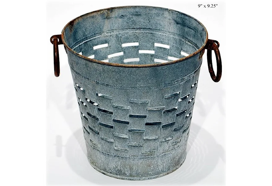Accents Olive Bucket - 9" by Will's Company at H & F Home Furnishings