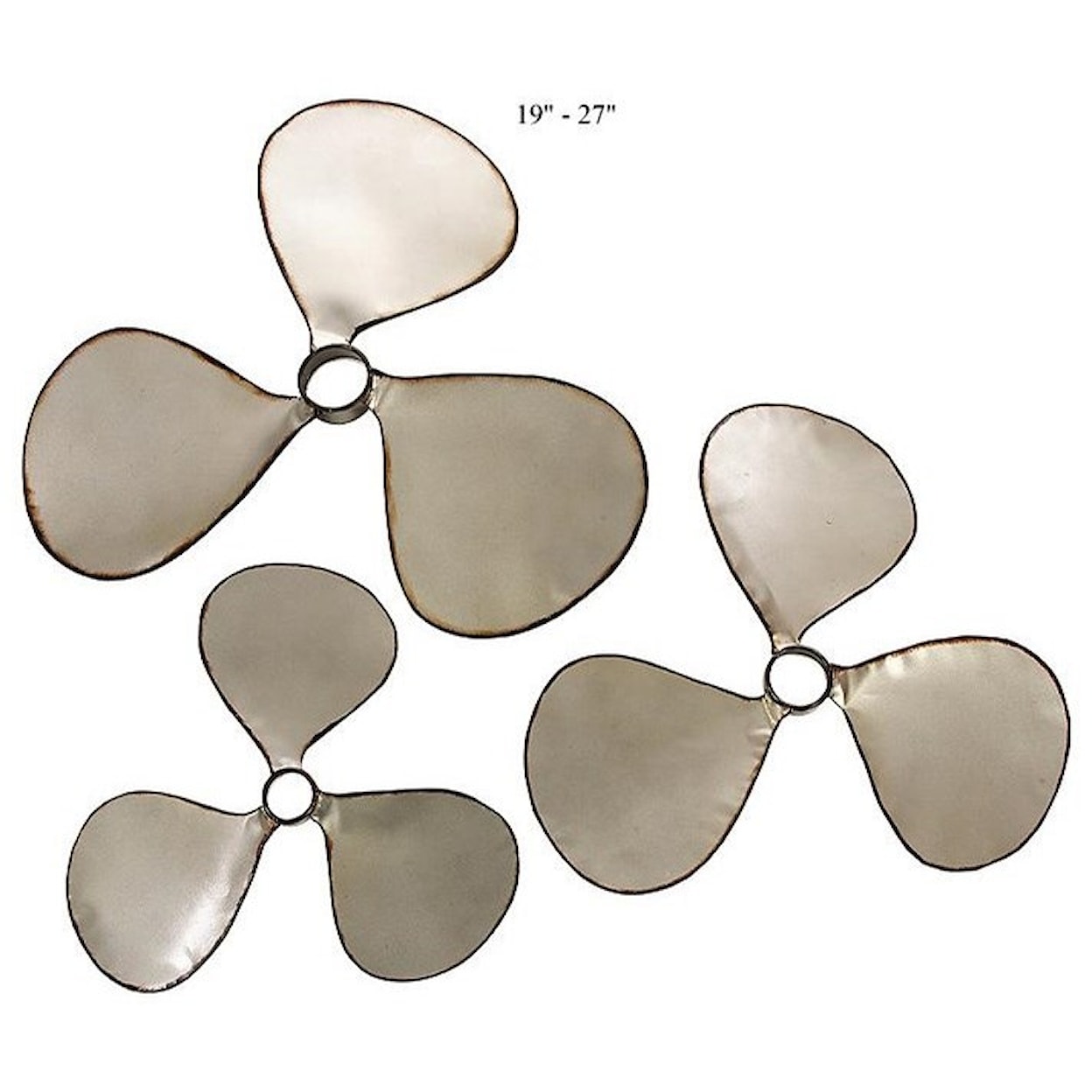Will's Company Accents Set of 3 Wall Propellers - 19" to 27"