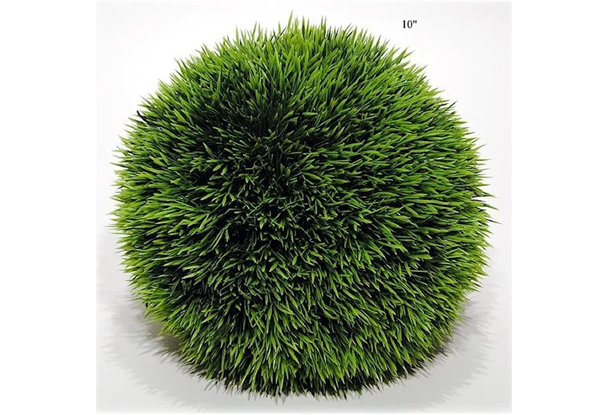 Accents Grass Ball - 10" by Will's Company at H & F Home Furnishings