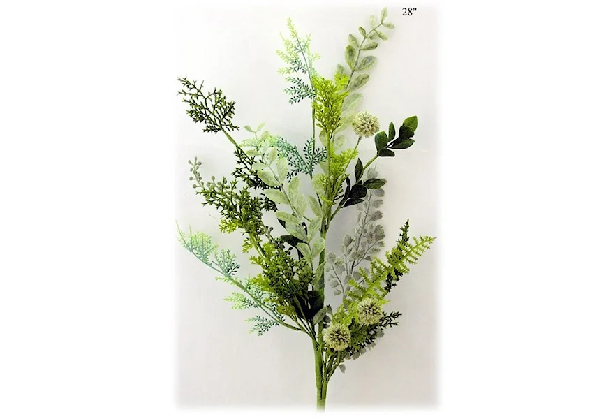 Accents Mixed Greens Spray - 28" by Will's Company at H & F Home Furnishings