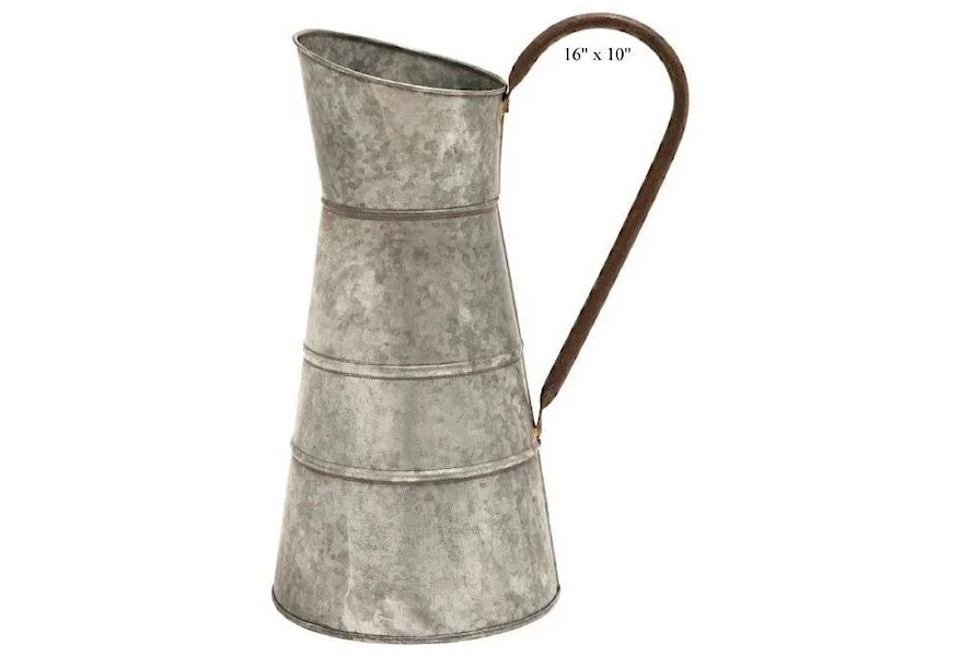 Accents Water Jug - 16"x 10" by Will's Company at H & F Home Furnishings