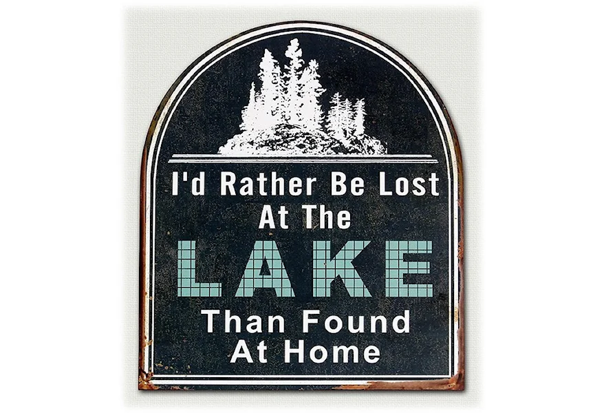 Accents 'Lost at the Lake' Wall Sign by Will's Company at H & F Home Furnishings