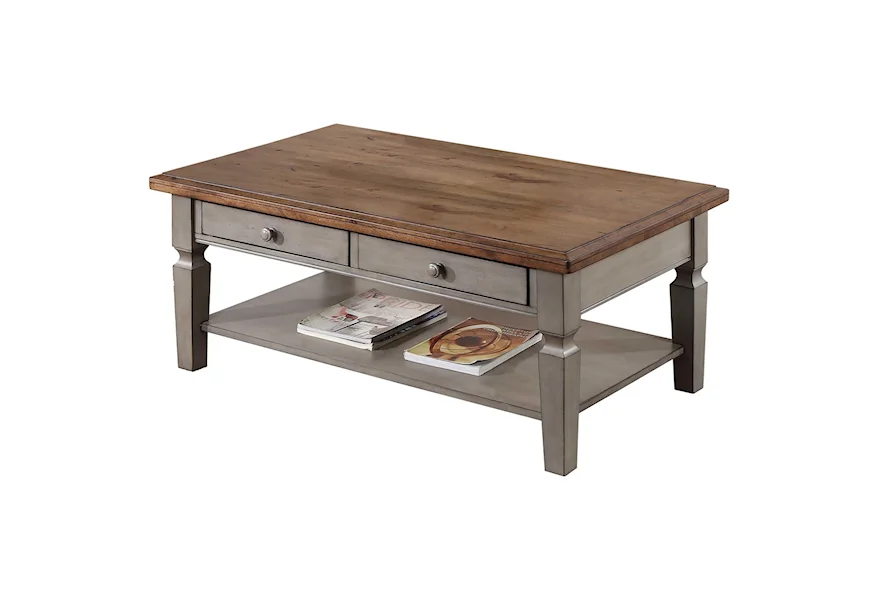 Barnwell 48" Coffee Table by Winners Only at Reeds Furniture