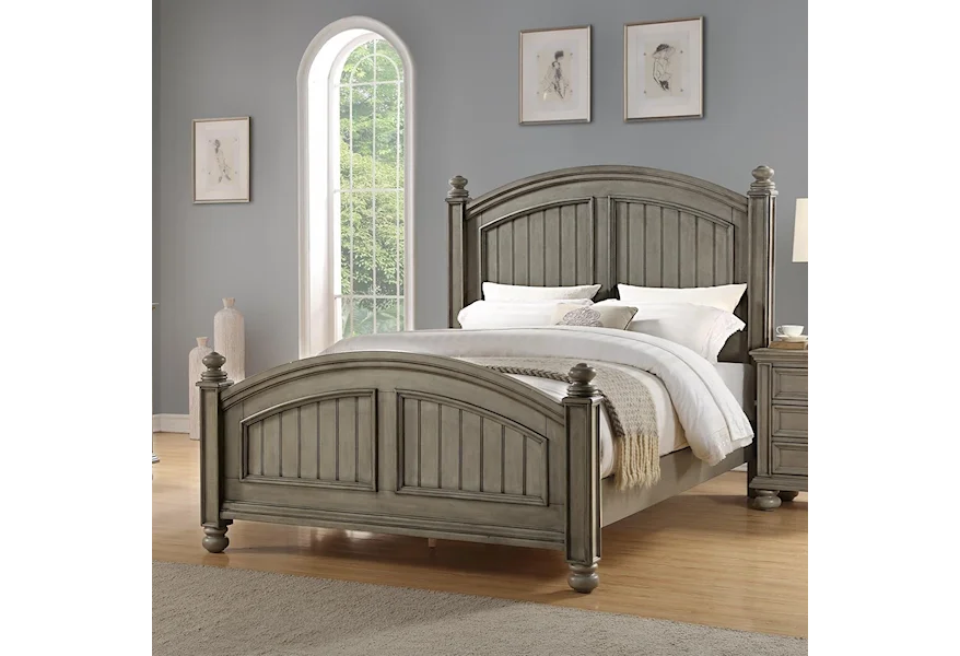 Barnwell California King Panel Bed by Winners Only at Belpre Furniture