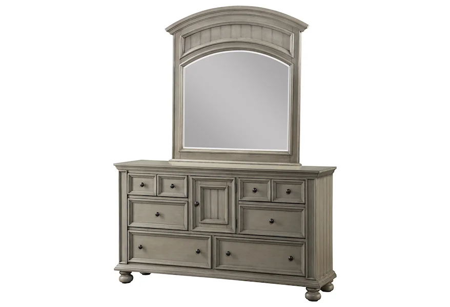 Barnwell 6-Drawer Dresser and Mirror by Winners Only at Reeds Furniture
