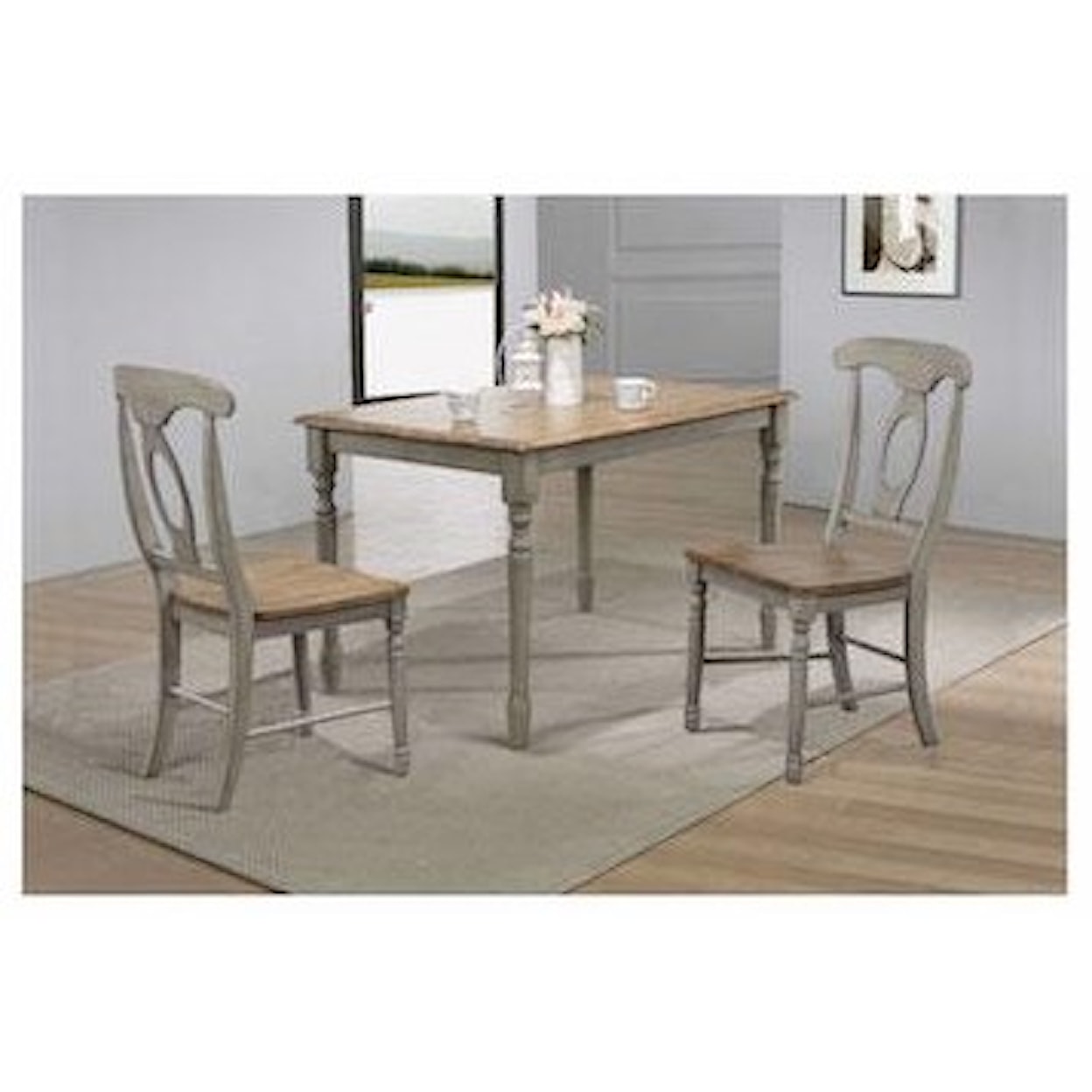 Winners Only Barnwell Table & 2 Chairs