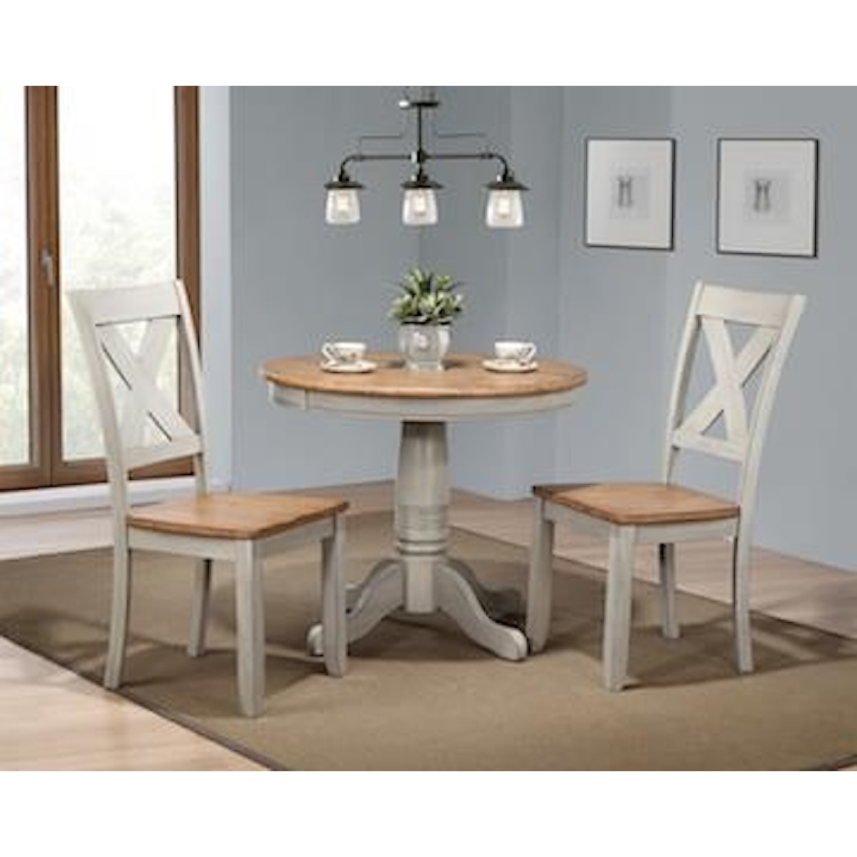 Winners Only Barnwell Table & 2 Chairs
