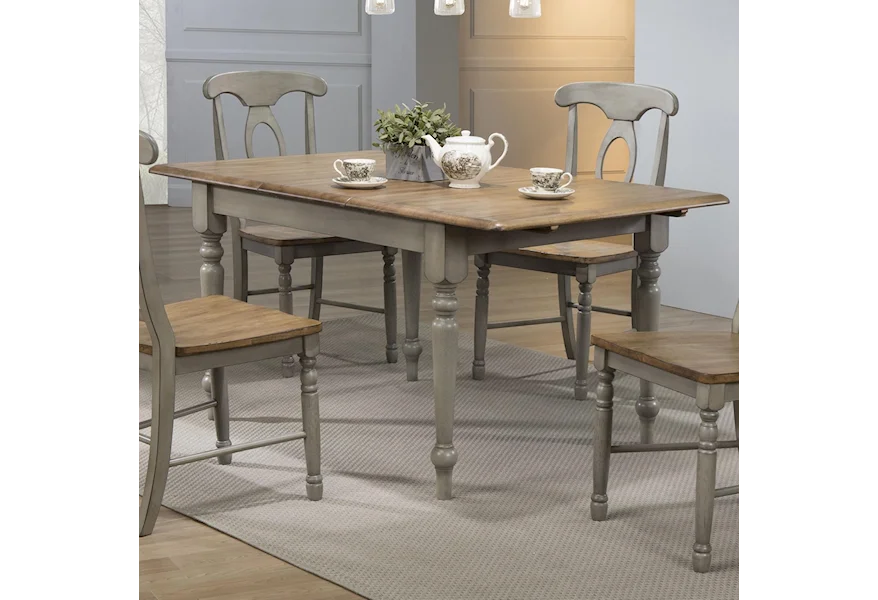 Barnwell 66" Leg Table by Winners Only at Belpre Furniture
