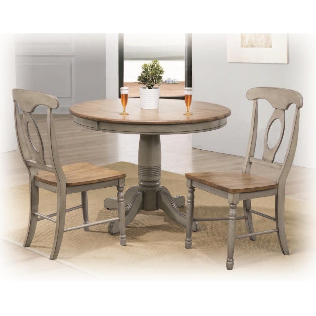 Winners Only Barnwell Table & 2 Chairs
