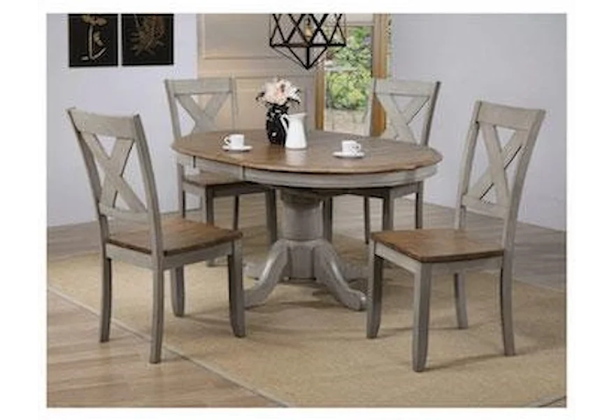 Barnwell Table & 4 Chairs by Winners Only at Reeds Furniture