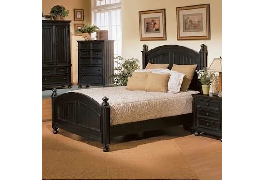Cape Cod  Panel King Bed by Winners Only at Reeds Furniture