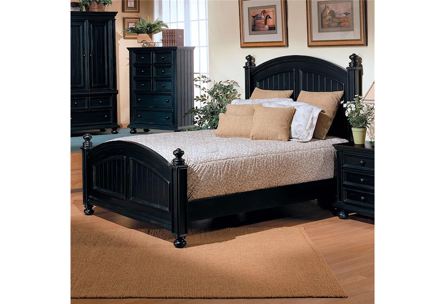 Cape Cod  Queen Panel Bed by Winners Only at Mueller Furniture