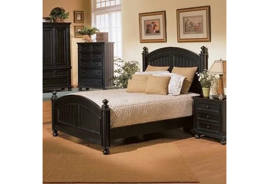 Cape Cod  Panel Queen Bed by Winners Only at Mueller Furniture