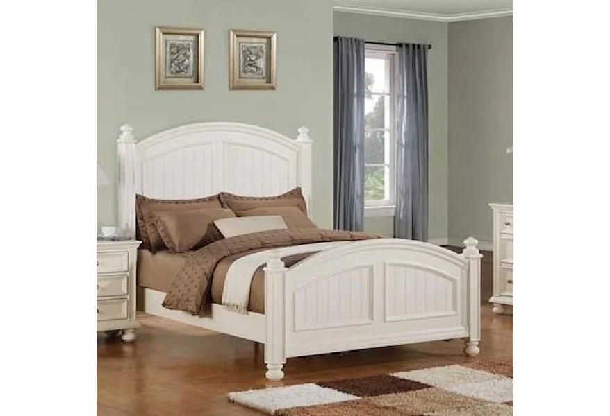 Cape Cod  Panel King Bed by Winners Only at Reeds Furniture