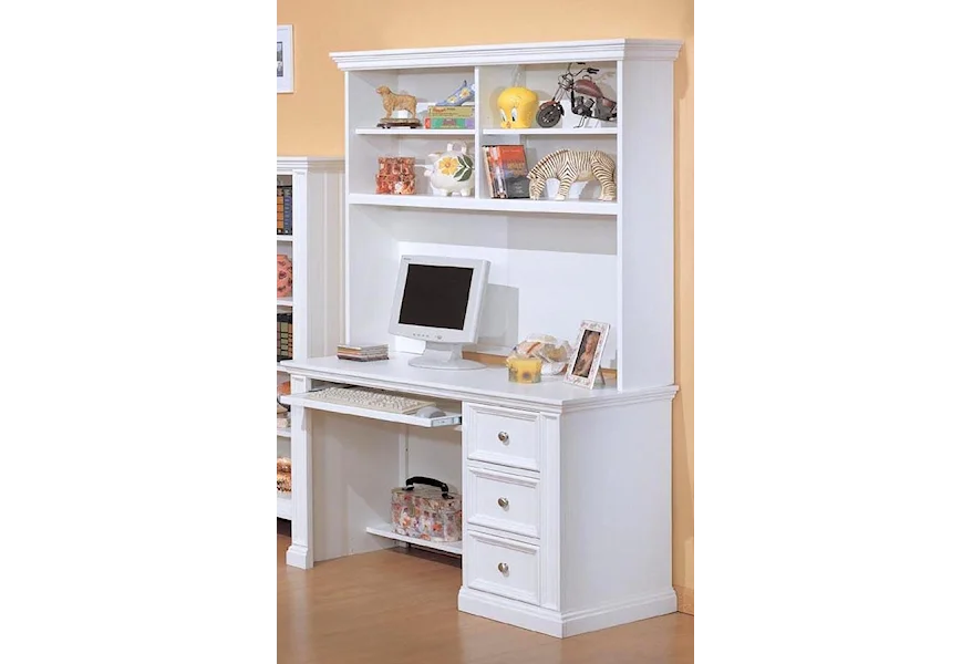 Cape Cod  Youth Desk with Hutch by Winners Only at Mueller Furniture